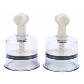 FUKR Twist Nipple Suckers(Pair) XXXL