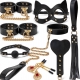 SM Bondage Set 8 Pieces Black