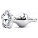 Bijou Leaf Plug 7 x 2.7cm Helder