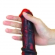 Dildo Dragon Zirg 22 x 5cm Schwarz-Rot