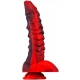 Dildo Dragon Sarkan 19 x 4,5 cm nero-rosso