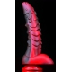 Dildo Dragon Sarkan 19 x 4,5 cm nero-rosso