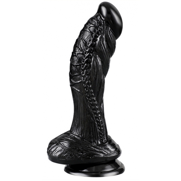 Dildo Monster Seemus 15 x 4.5cm Schwarz