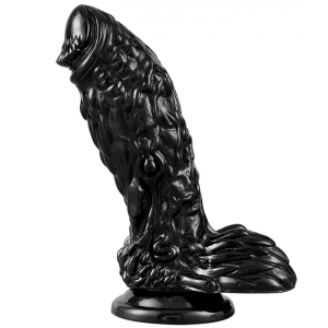 ToppedMonster Pangolin Lifelike PVC Dildo BLACK