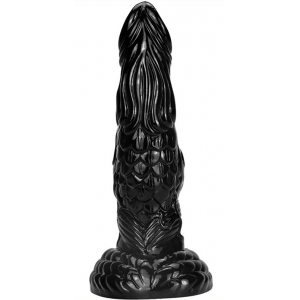 ToppedMonster Alien Lifelike PVC Dragon Scale Dildo BLACK