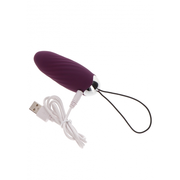 Huevo vibrador con mando a distancia Eggstravagant 9 x 3,3cm