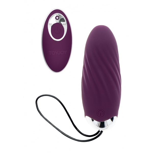 Huevo vibrador con mando a distancia Eggstravagant 9 x 3,3cm