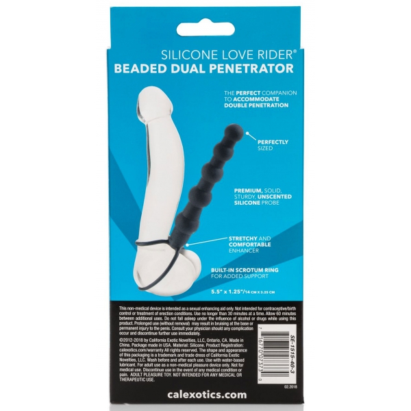Stick Beads for Double Penetration 14 x 2.6cm
