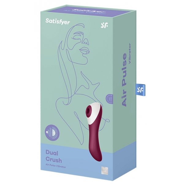 DUAL CRUSH Satisfyer Estimulador de clítoris 16cm