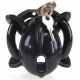 Chastity cage Nub Soft 6 x 2cm Black