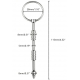 Clave Metal Urethra Rod 8.5cm - Diameter 8mm