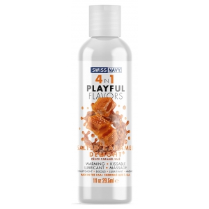 Swiss Navy Playful Lubrificante comestível de caramelo comestível 30mL