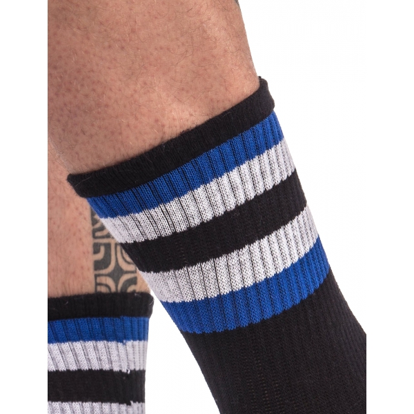 HALF FETISH Socken Schwarz-Blau-Grau