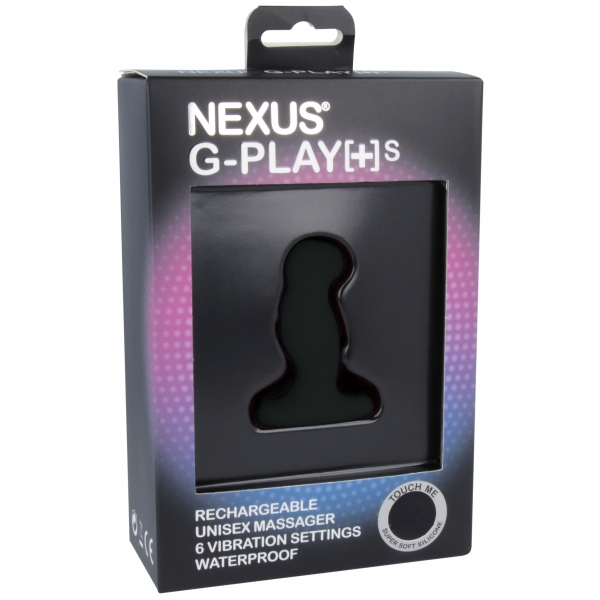 G-Play S Nexus Vibrating Prostate Plug 6 x 2.3cm Black