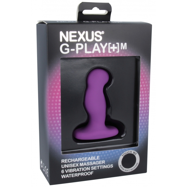 Plug prostatique Vibrant G-Play M Nexus 7.5 x 2.9cm Violet