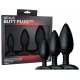 Nexus Trio Silicone Plug Set Zwart