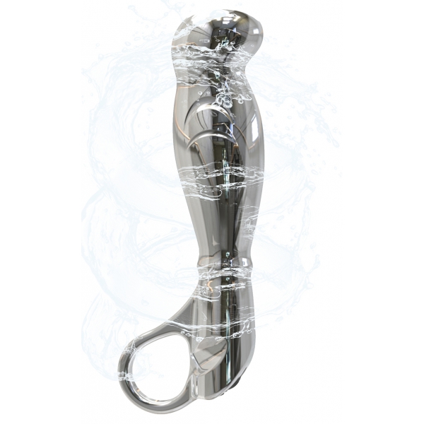 Fortis Nexus Tampão de próstata vibratório metálico 10 x 3,3cm
