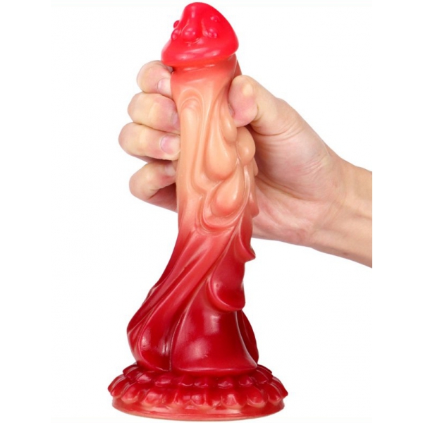 Gradient Color Animal Dildos - 06 RED