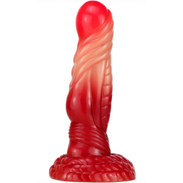 Gradient Color Animal Dildos - 08 RED