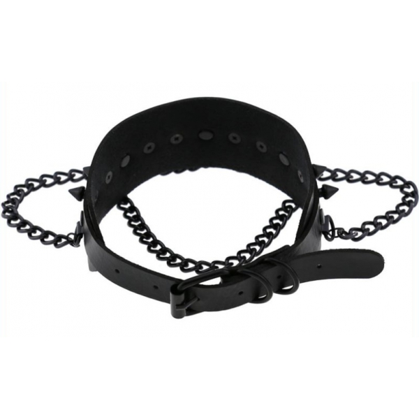 Piky Spiked Collar Negro