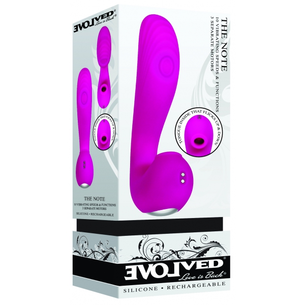 De Note Clitorisstimulator en Vibro 16cm