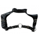 Optor Black Harness and Collar