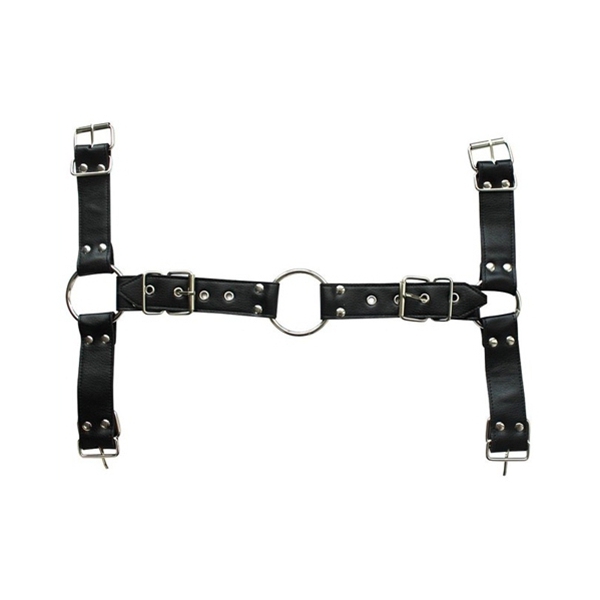Neck Collar Body Harness Leather Straps