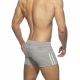 DOUBLE ZIP Shorts Grey