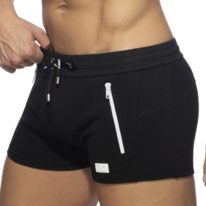 Addicted Short DOUBLE ZIP Black