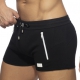 Short DOUBLE ZIP Black