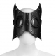 Maschera con teschio di pipistrello nera