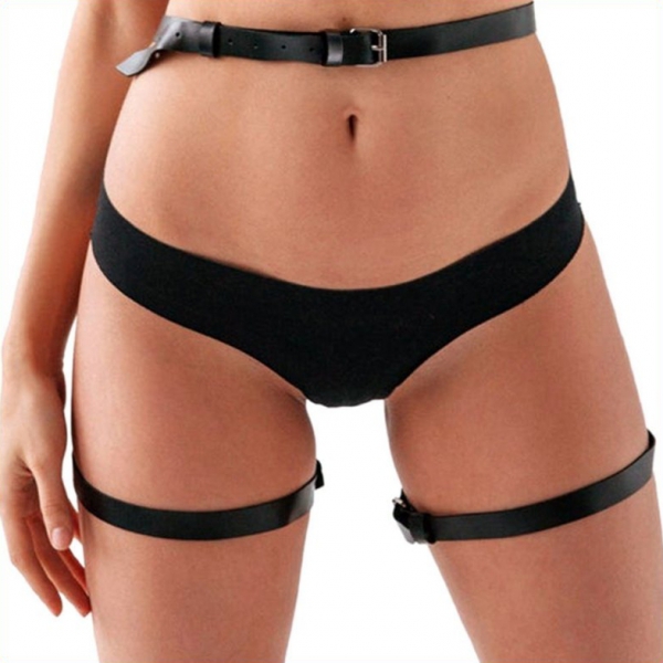 BUTTERFLY Thigh Harness Black