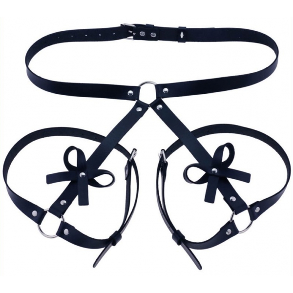 BUTTERFLY Thigh Harness Black
