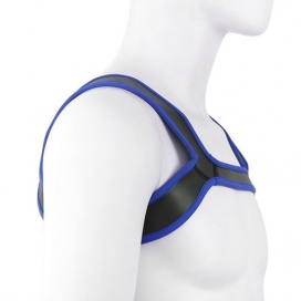 Imbracatura larga in neoprene nero-blu Should