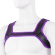 Double Shoulder Wide Straps Harness Belt PURPLE