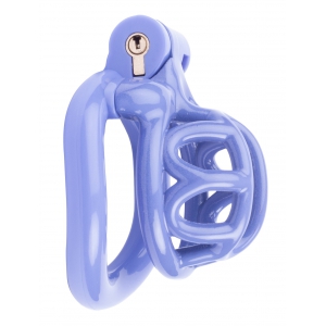 CockLock Turtle Chastity Device With 4 Penis Rings BLUE