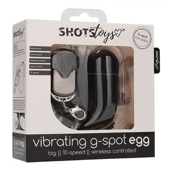 Ovo Vibratório G-Spot Curve Wireless 8,5 x 3,4cm Preto