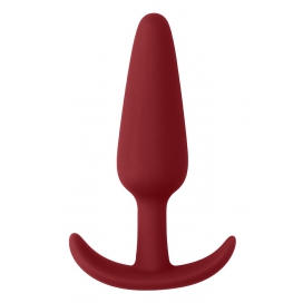 Plug en silicone Slim Butt 7.5 x 2cm Rouge