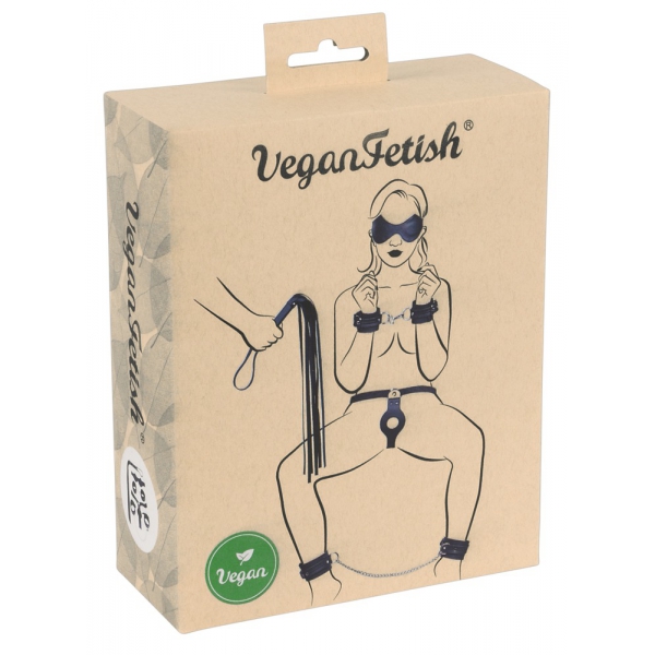 Kit de Bondage Fetiche Vegan 5 Peças