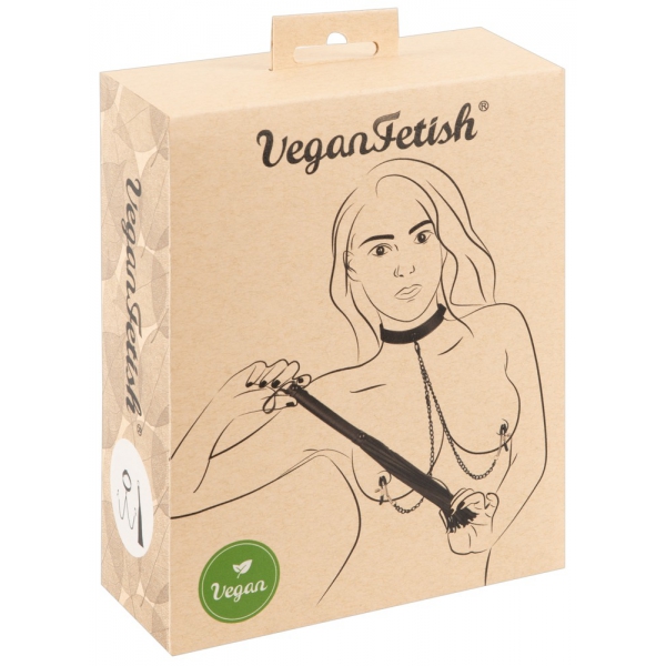 Set Nippelklemmen und Martinet Vegan Fetish