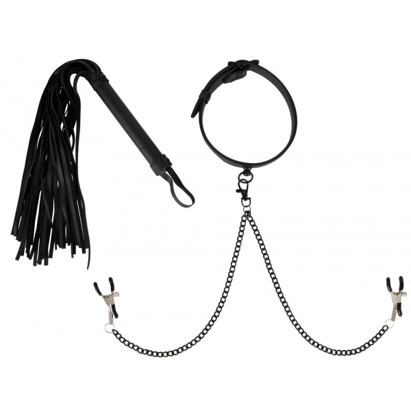 Set Nippelklemmen und Martinet Vegan Fetish