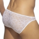 Bikini Briefs FLOWERY LACE White