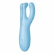 Threesome 4 14cm Verbonden Clitoris Stimulator Tiurquoise