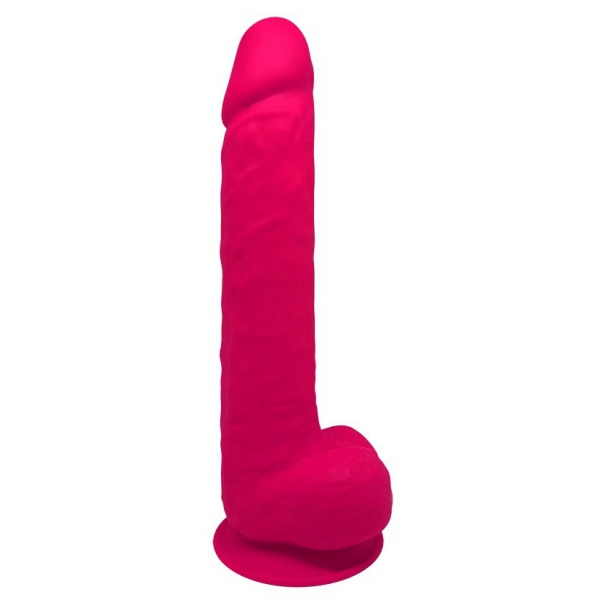 Silexdildo Modell 1 - 15" - 28 x 6.4cm Pink