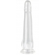 Dildo Dong trasparente L 14 x 4,5 cm