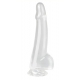 CLEAR DONG XXL transparante dildo 20 x 5.5cm