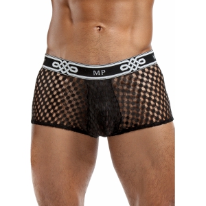 male power Sexy Boxer PEEP NET Black