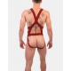 Elastic harness ELON Red