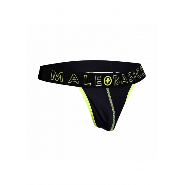 String NEON MaleBasics Schwarz-Gelb