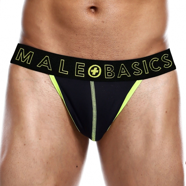 String NEON MaleBasics Schwarz-Gelb